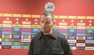 Van Mosselveld na de gestaakte wedstrijd tegen Ajax