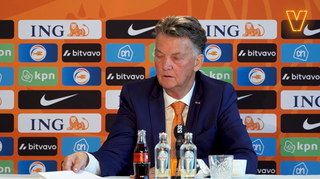 Van Gaal tegen Krabbendam: ''Weer een gebruikelijke negatieve vraag van jou''