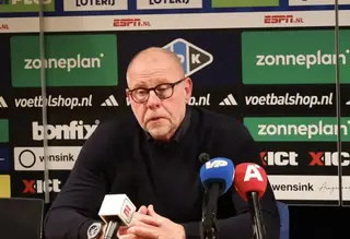 Grim over omstreden penalty-moment bij PEC-Ajax