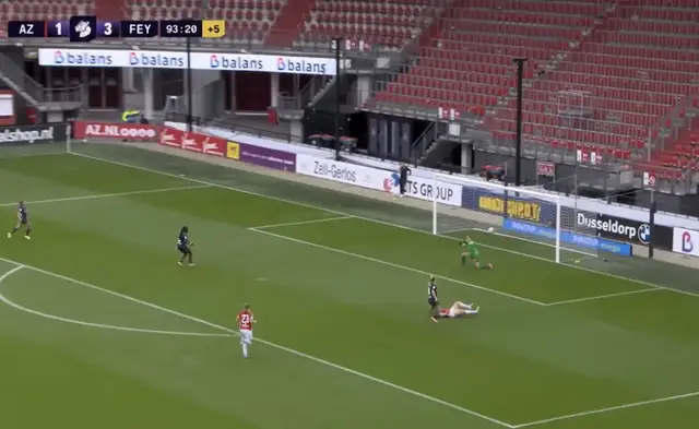 Samenvatting AZ - Feyenoord V1 1-4 (Eredivisie 2025-2026)