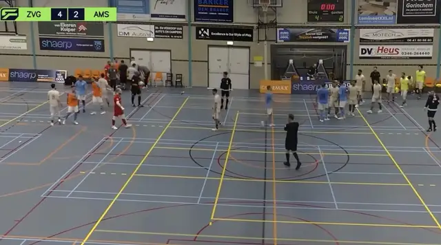 Samenvatting ZVG/Cagemax - Futsal Amsterdam 4-2