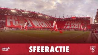 SFEERACTIE  bij FC Twente voor duel met PSV