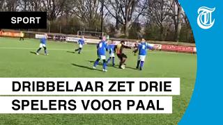 Pupil trekt trukendoos open en jeugdspeler scoort heerlijk