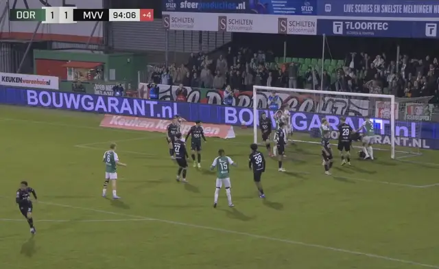 Samenvatting FC Dordrecht - MVV 1-1