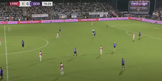 Samenvatting FC Emmen - FC Dordrecht 1-0