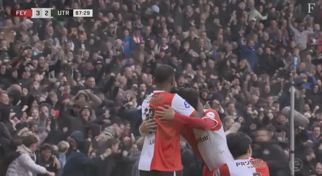 Samenvatting Feyenoord - FC Utrecht 2-1