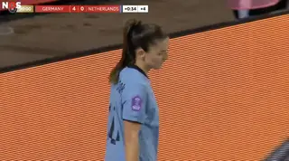 Samenvatting Duitsland - Nederland 4-0 (vrouwen)