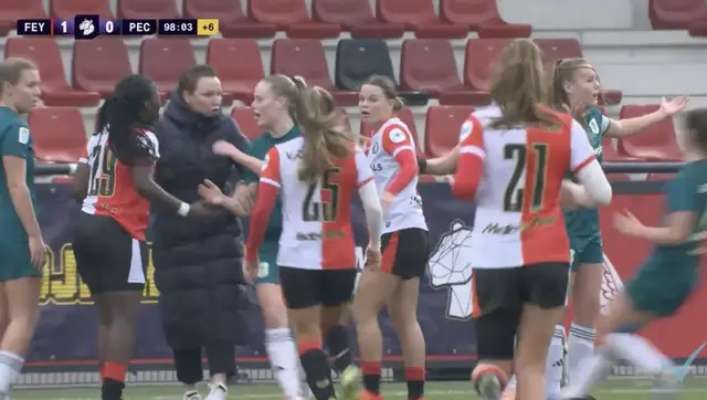 Vrouwen: Samenvatting Feyenoord - PEC Zwolle
