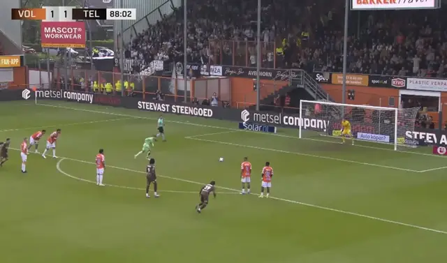 Samenvatting FC Volendam - Telstar 1-2 (Koeman scoort)