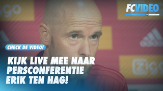 Persconferentie Erik ten Hag voor Ajax - PSV