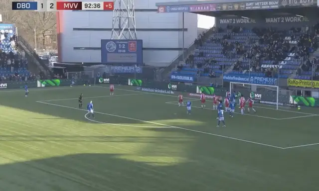 Samenvatting FC Den Bosch - MVV Maastricht 1-2