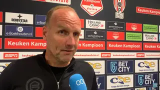 Dick Lukkien na afloop van TOP Oss - FC Groningen